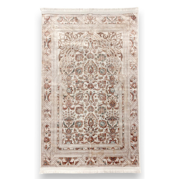 Luxurious Smooth Turkish Prayer Mat-HDJ5259