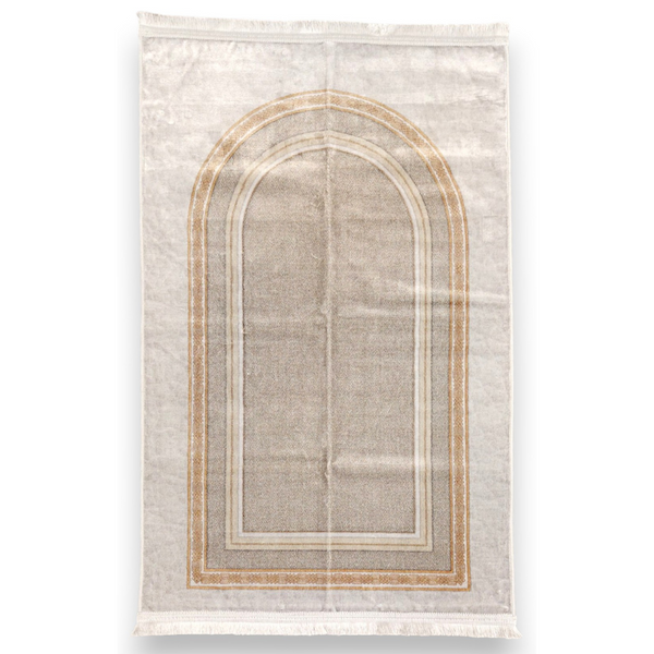 Luxurious Smooth Turkish Prayer Mat-HDJ5553-00