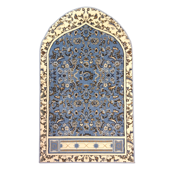 Al Rawdah Prayer Mat Inspired by Al-Masjid Nabawi, Crafted in Madina, Saudi Arabia-02
