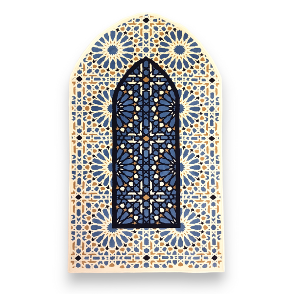 Al Rawdah Prayer Mat Inspired by Al-Masjid Nabawi, Crafted in Madina, Saudi Arabia-03
